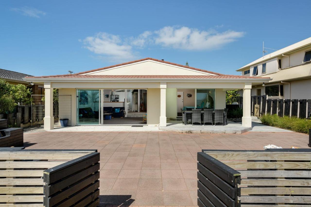 Absolute Beachfront On Peaceful Karewa Parade Villa Papamoa Eksteriør bilde